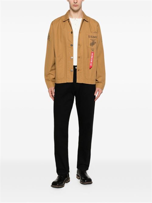 Overshirt uomo Alpha Industries kaki Alpha Industries | 26611313